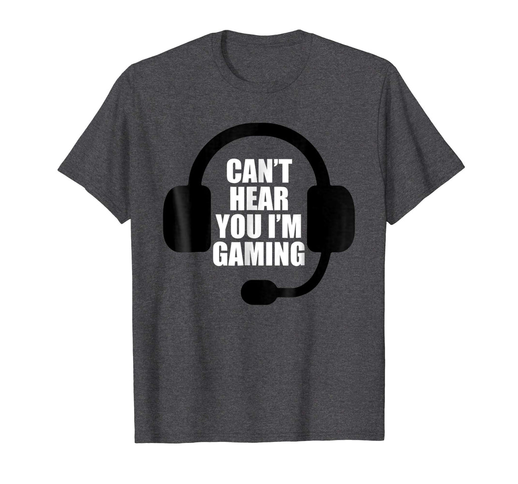 Can't Hear You I'm Gaming Video Gamer Headset Funny T-Shirt