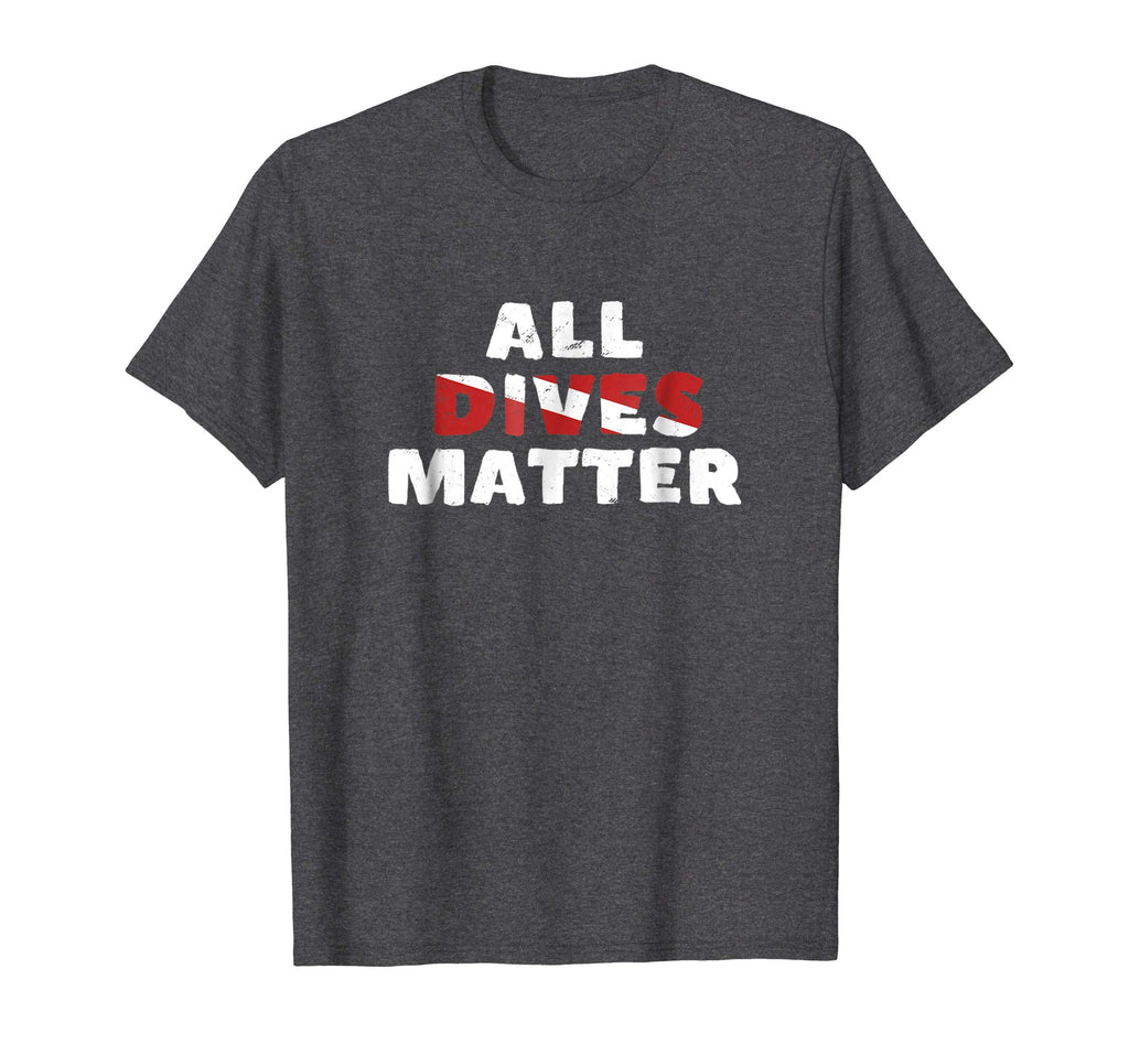 Scuba Diving T Shirt All Dives Matter Funny Diver Flag Shirt