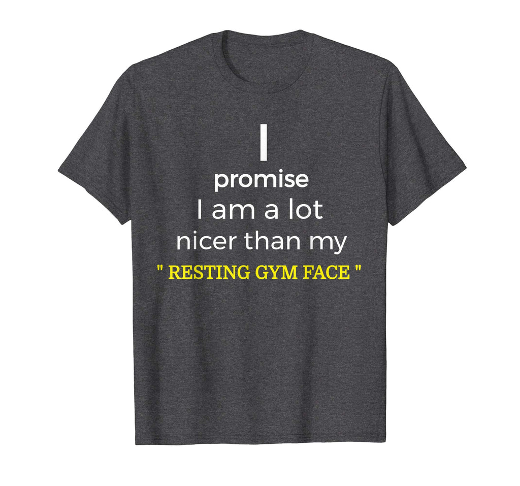 Funny Gym Shirt &quot; Resting GYM face &quot;