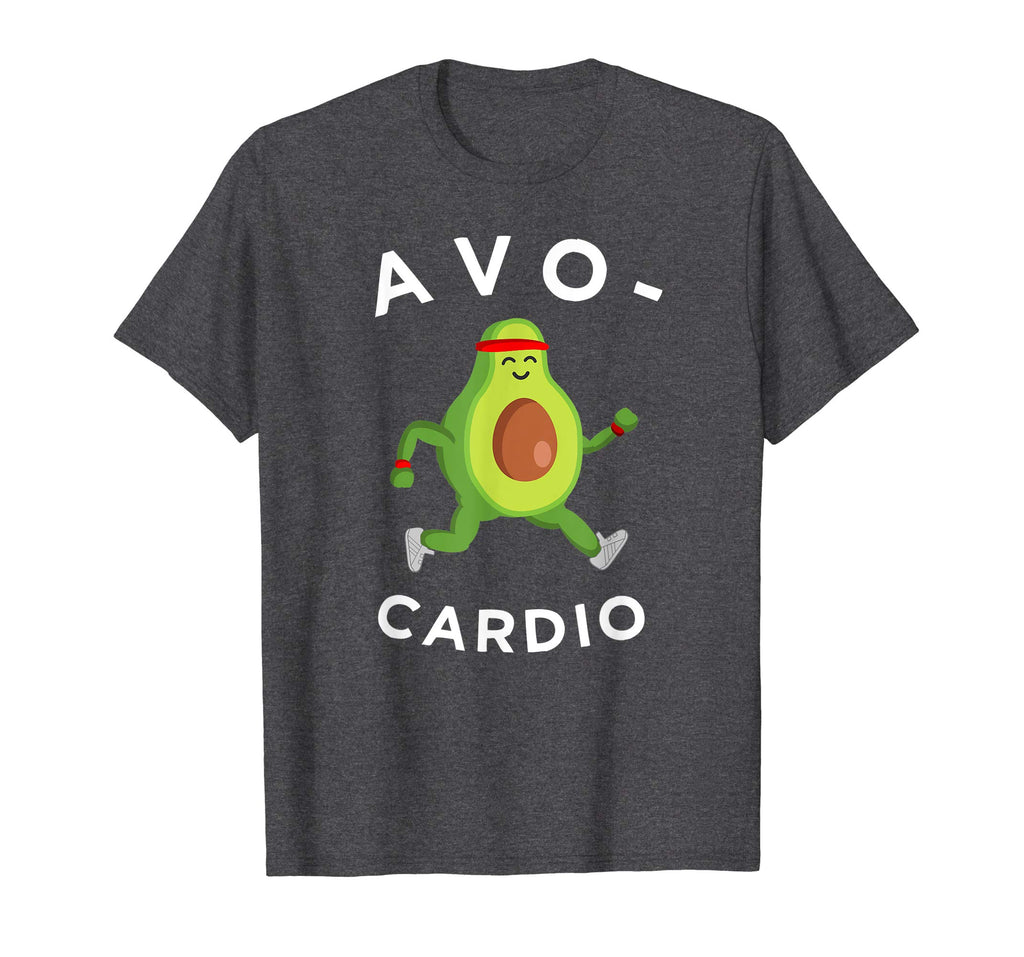 Funny Avocado Cardio T-Shirt, Running Avo Cardio Tee