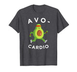 Funny Avocado Cardio T-Shirt, Running Avo Cardio Tee