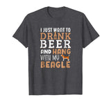 Beagle Dad Shirt Funny Father's Day Dog Lover Gift Beer