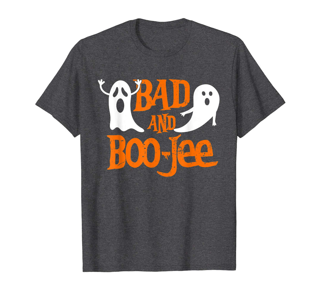 Bad And Boozy Ghost T-Shirt Funny Halloween Cute Drinking