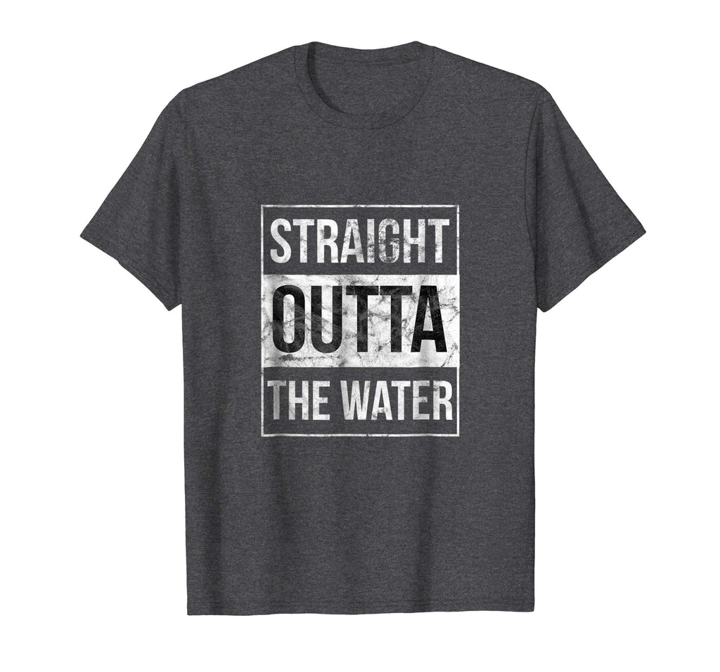 Christian Baptism Shirt Funny Outta Water Graphic Tee