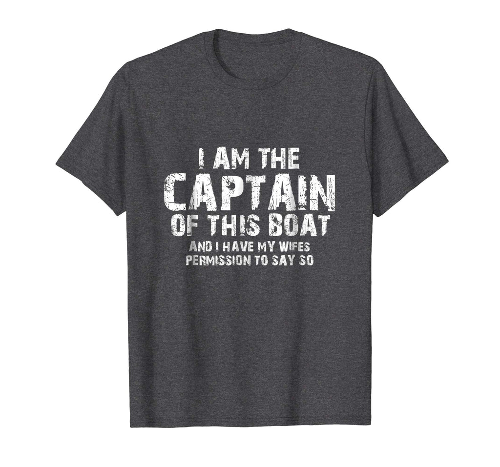 Funny Boat Sailing T Shirt I Am The Captain Of This Boat