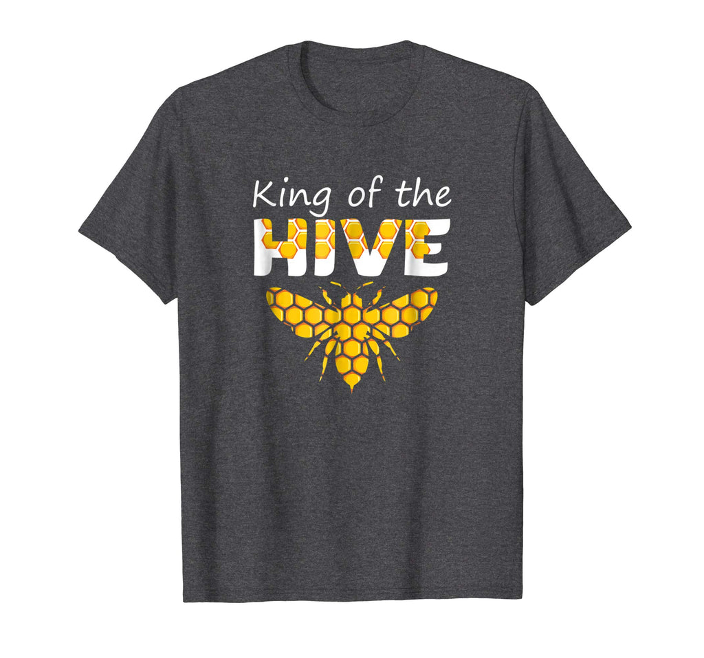 Beekeeping King of The Hive Tshirt Beekeeper Bee Funny Gifts