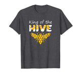 Beekeeping King of The Hive Tshirt Beekeeper Bee Funny Gifts