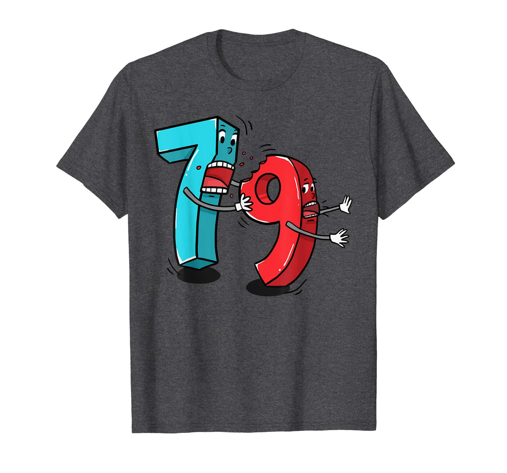 7 ate (8) 9 Funny Math T Shirt