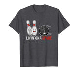 &quot;Livin' on a Spare&quot; Funny Bowling Shirt