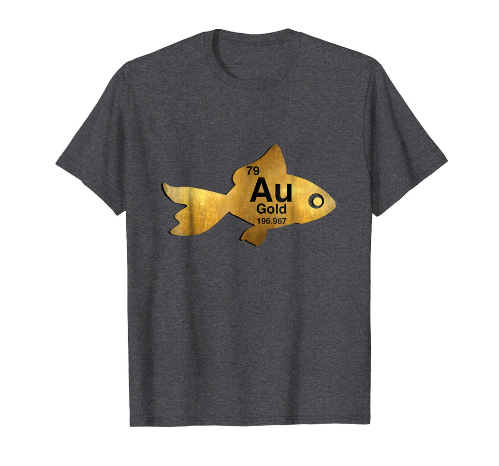 Au Gold Goldfish Periodic Element Funny Graphic Tshirt