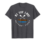 At The Lake Getting Tipsy Funny Boat Drinking T-Shirt