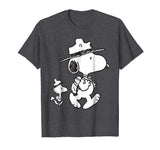Funny Snoopy Woodstock Camping T Shirt