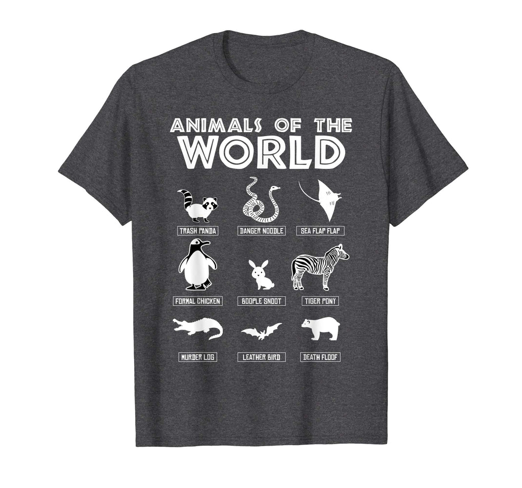 Animals Of The World T-Shirt, Funny Animal Tee