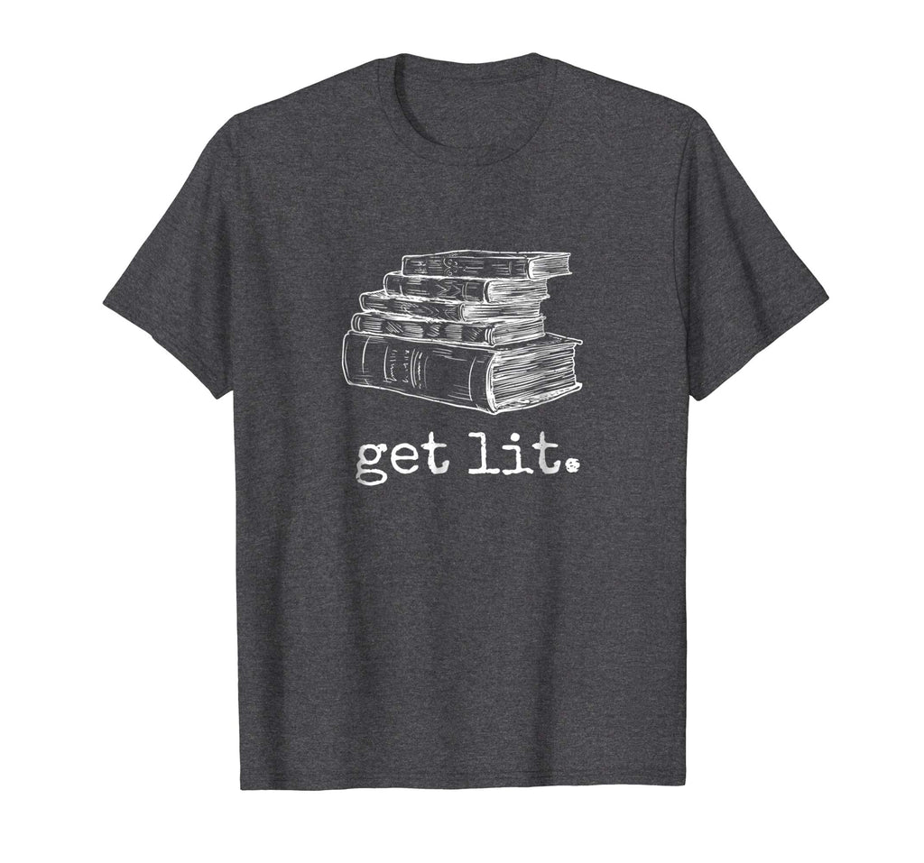 Get Lit with Books Funny Meme T Shirt