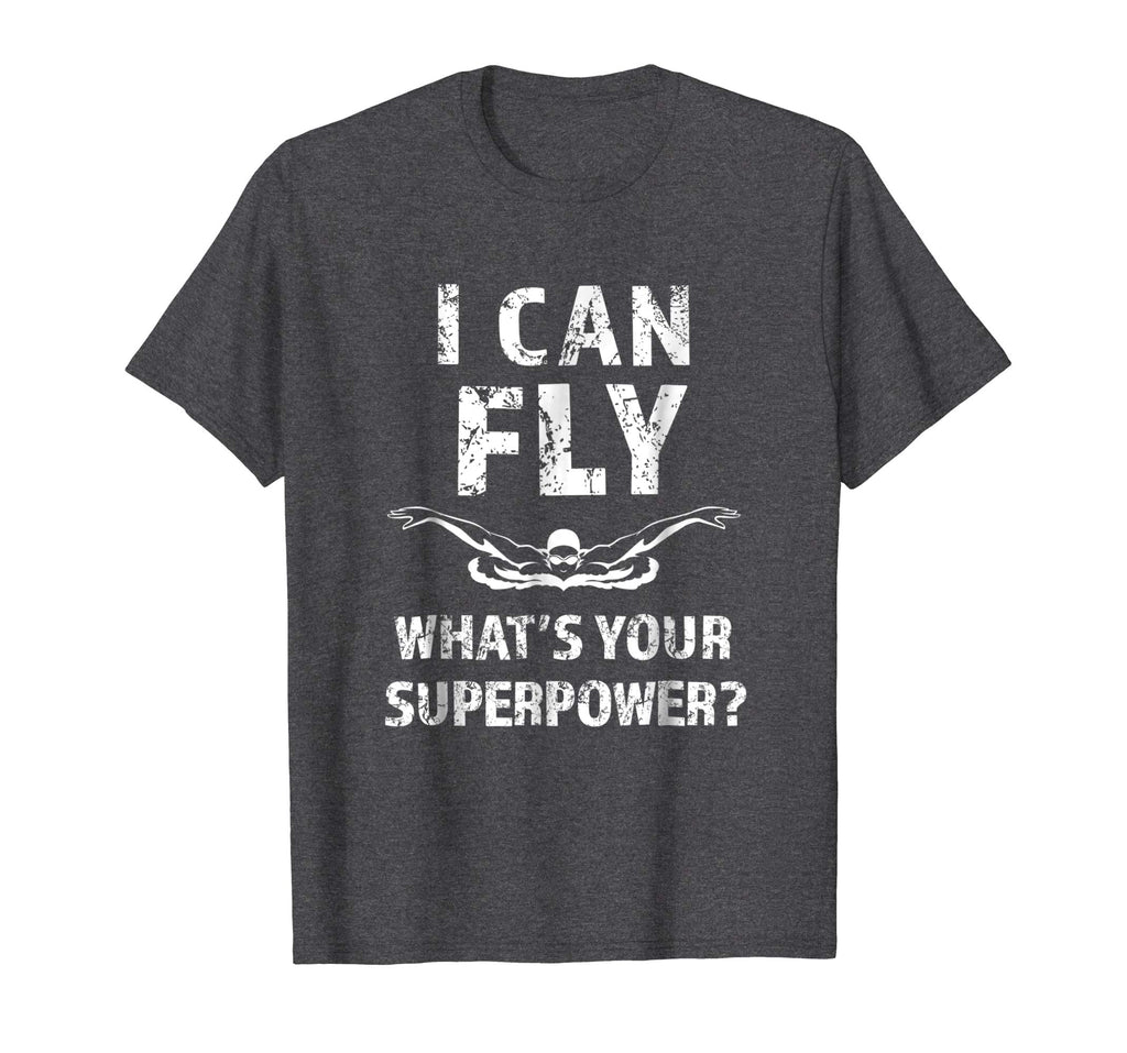 Funny I can fly what's your superpower? Swimmers Shirt