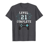 21st Birthday Video Game Humor Tee Funny Gamer Gifts T Shirt