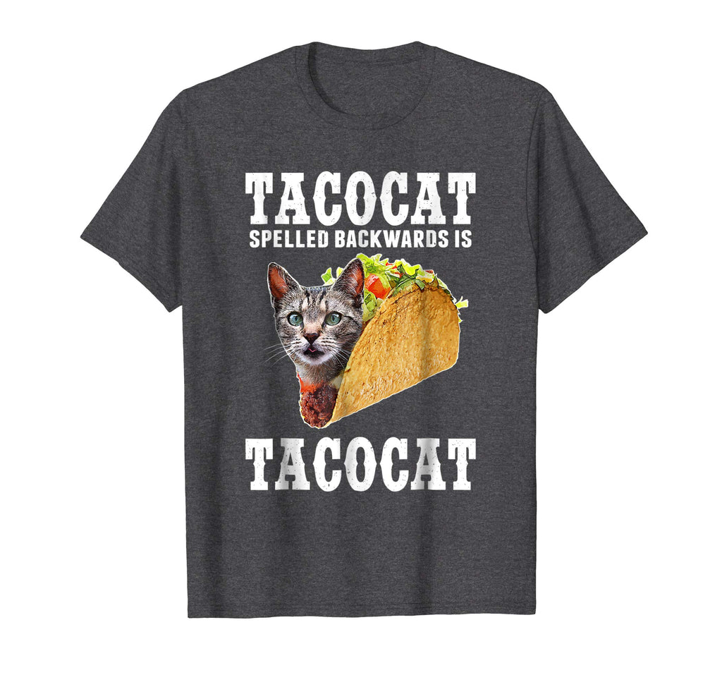 Tacocat Spelled Backwards is Tacocat Funny Cat Shirt