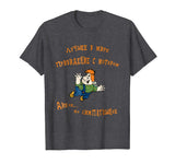 &quot;Prividenie s motorm&quot; Russian Wild Funny Halloween T-Shirt