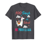 100 days of School Shirt No Prob Llama Funny Gift