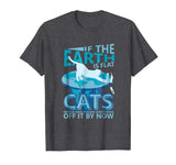 Flat Earth Funny Cat Push Shirt