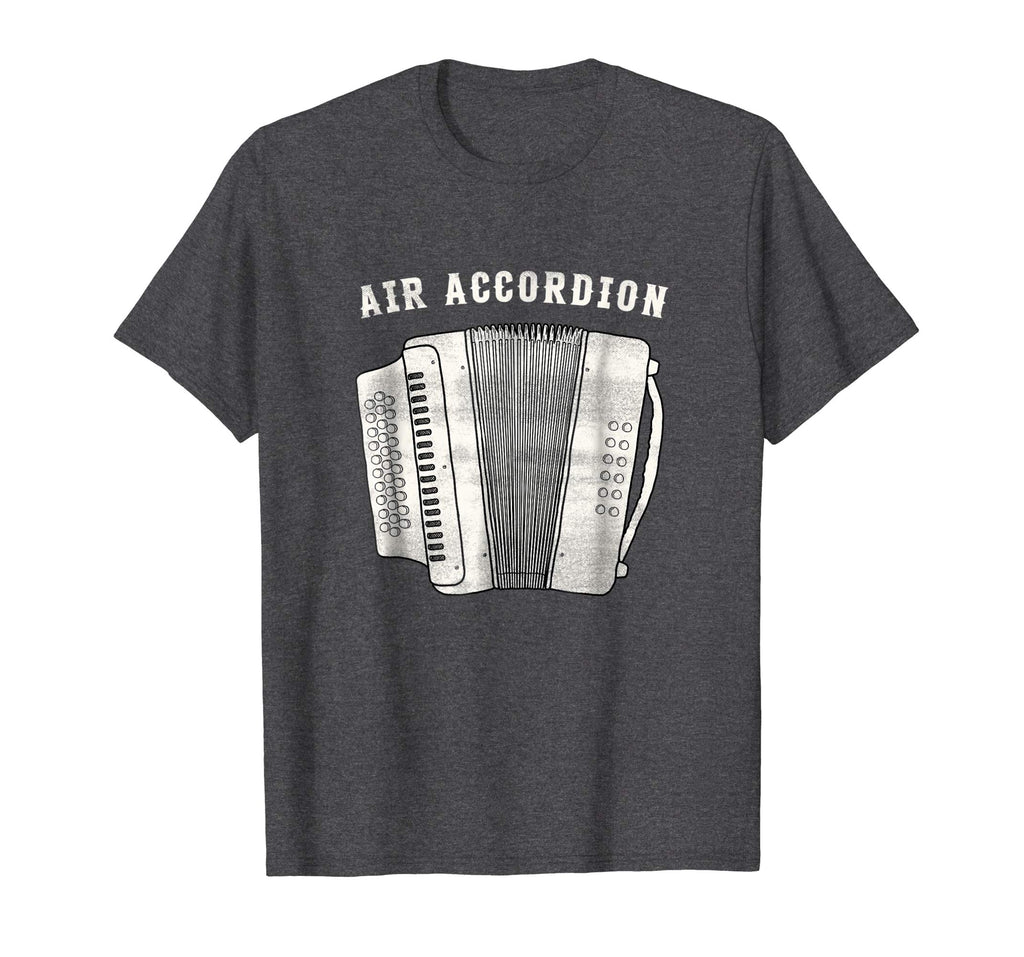 Air Accordion T Shirt - Funny Musician Shirt Squeeze Box Tee