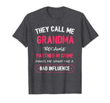 Funny Grandma Shirt, Grandma Partner In Crime Shirt