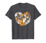 Valentines Day Cat T shirt Heart Funny Kitty Kitten T-shirt