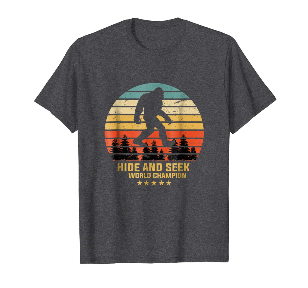 Hide and seek world champion shirt bigfoot is real funny