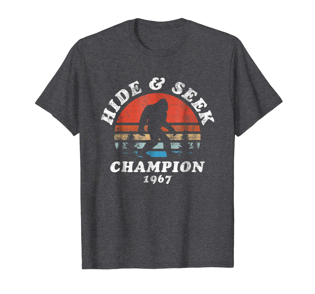 Hide &amp; Seek Champion Bigfoot 1967 Funny T-Shirt