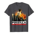 PUGZILLA - Funny Pug T-shirt Cute Gift for Puggy Lovers