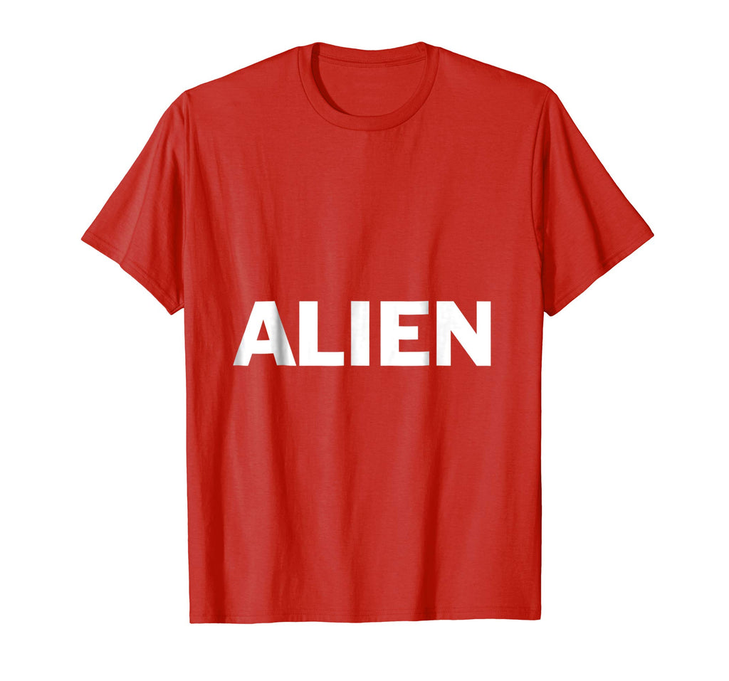 Alien Lazy Halloween Costume Funny T Shirt