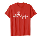 Athletics Heartbeat Pulse Shirt - Funny Running T-Shirt