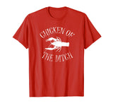 BDAZ Funny Crawfish Chicken Of The Ditch T-Shirt Cajun Gift