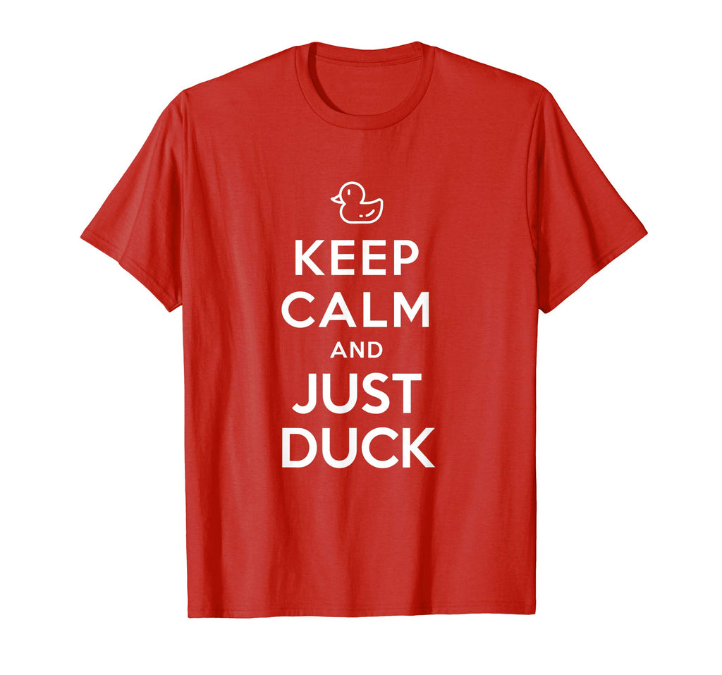 Best Funny T-Shirts: Keep Calm and Just Duck
