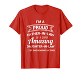 Funny Proud Father in Law Shirt Dad Fathers Day Gift Ideas