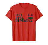 Weightlifting Rift Rest Repeat Shirt Funny Shirt