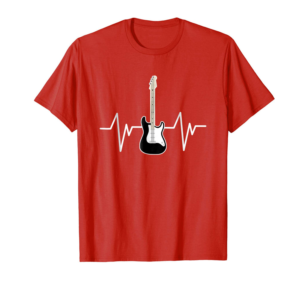 Bass Guitar Heartbeat Bass Lover Funny Bass Player T Shirt