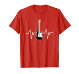 Bass Guitar Heartbeat Bass Lover Funny Bass Player T Shirt