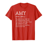 Adult Definition - First Name Amy - Ladies T-Shirt Funny