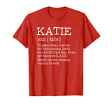Adult Definition - First Name Katie - Ladies T-Shirt Funny
