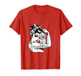 Bichon Frise Strong Lady T-shirt Funny Mom Birthday Gift