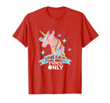 Funny Unicorn Vibes Only T-shirt With Rainbow Sparkles