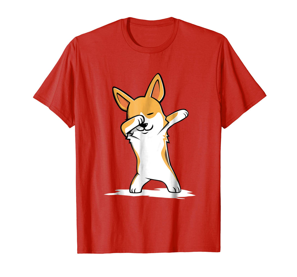 Corgi Cute Dabbing T-Shirt Funny Dab Dance Gift Shirt