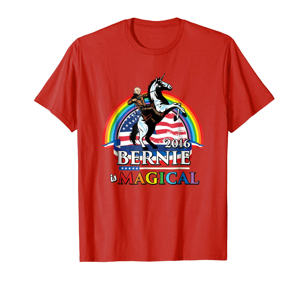 Bernie Sanders is Magical, Funny T-shirt by Zany Brainy