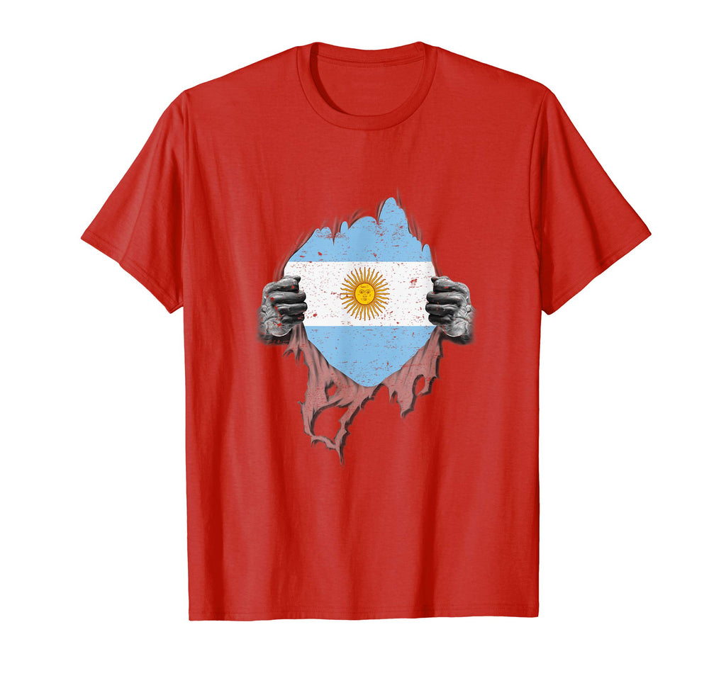 ARGENTINA Tshirt Super ARGENTINA Flag Funny Tshirt