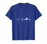 Heartbeat Swimming T-Shirt Funny swimming shirt