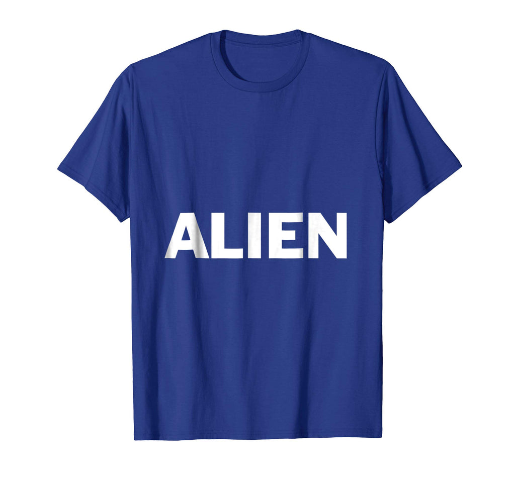 Alien Lazy Halloween Costume Funny T Shirt