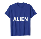 Alien Lazy Halloween Costume Funny T Shirt
