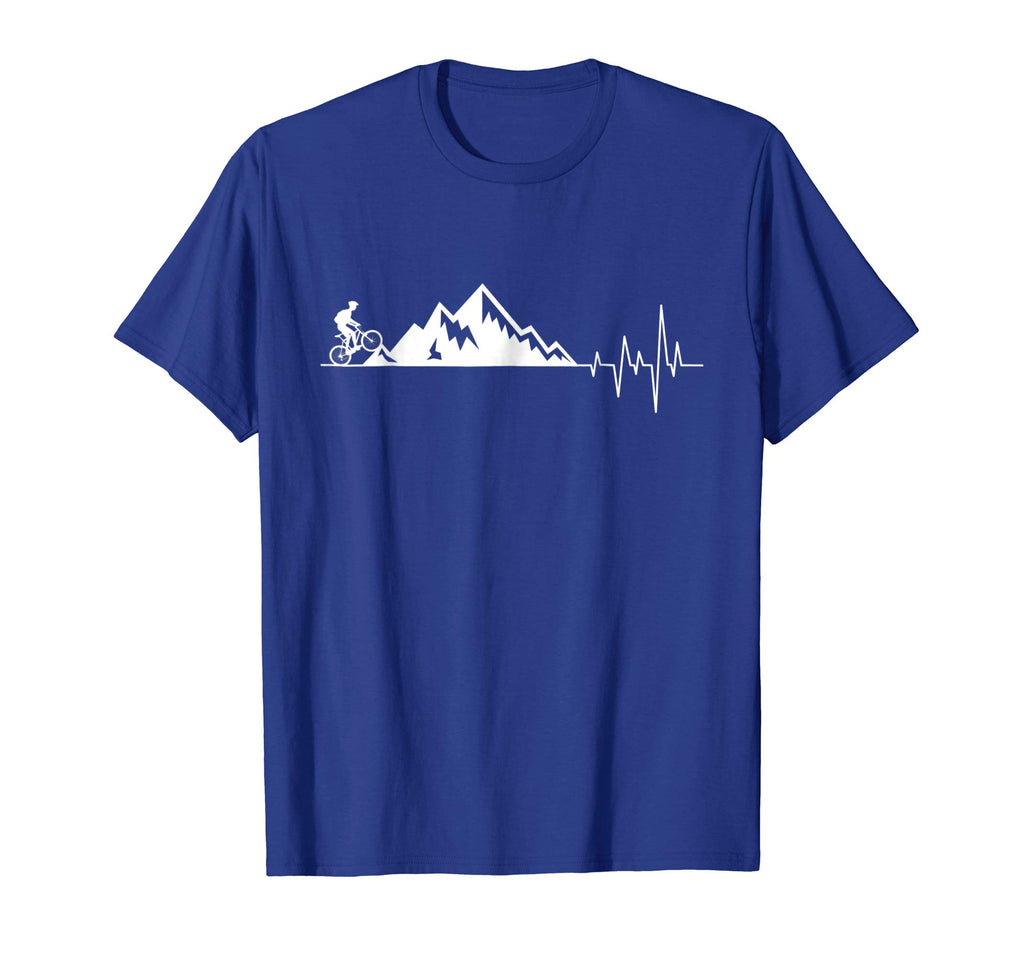 funny t-shirt for Mountain Bike Heartbeat for MTB Bikers