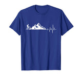 funny t-shirt for Mountain Bike Heartbeat for MTB Bikers